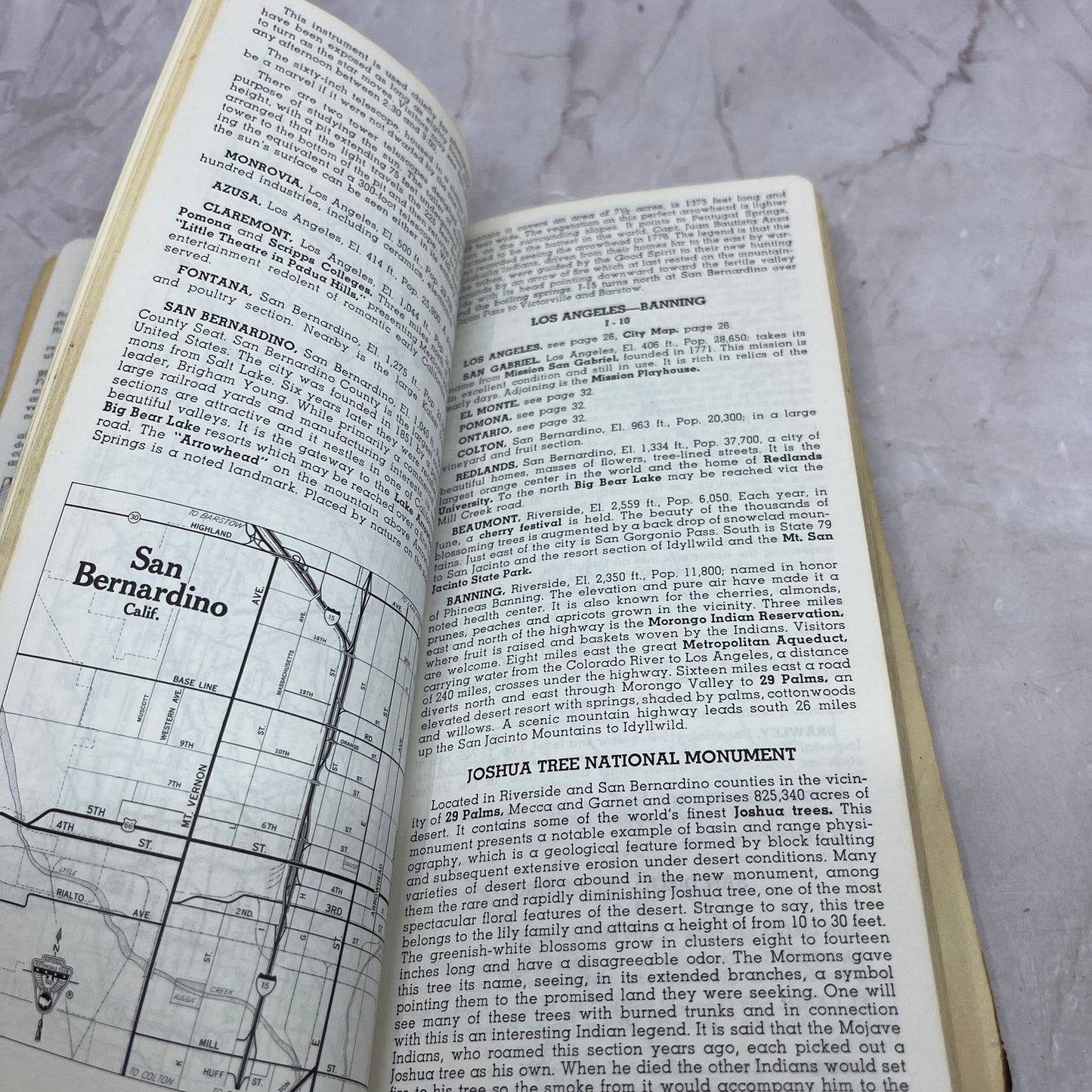 Vintage National Automobile Club Touring Guide of the Pacific Coast TH9-CB