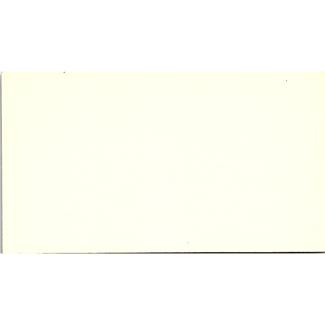 Apollo Electric Joe Williams Houston Texas Vintage Business Card SF3-B6