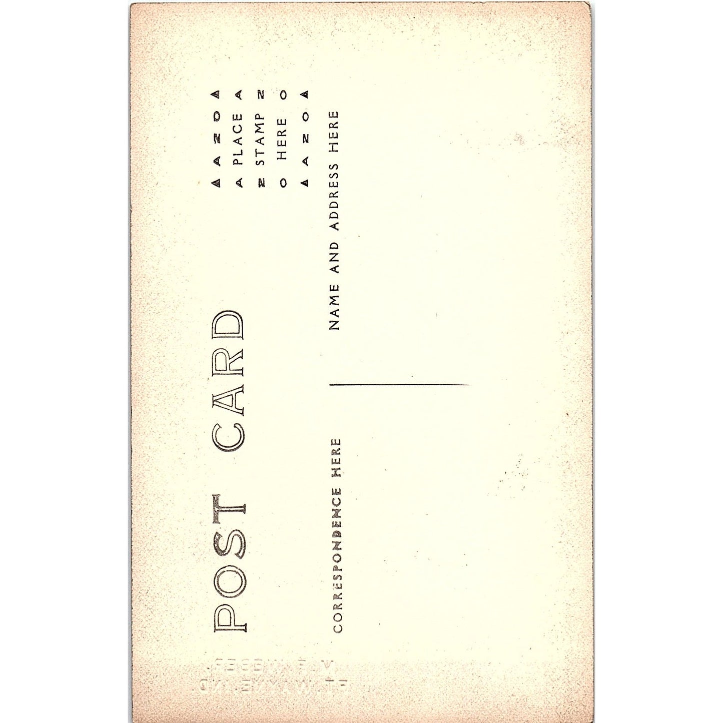 Portrait of Young Man M.F. Weber Fort Wayne IN Antique Real Photo Postcard PE14