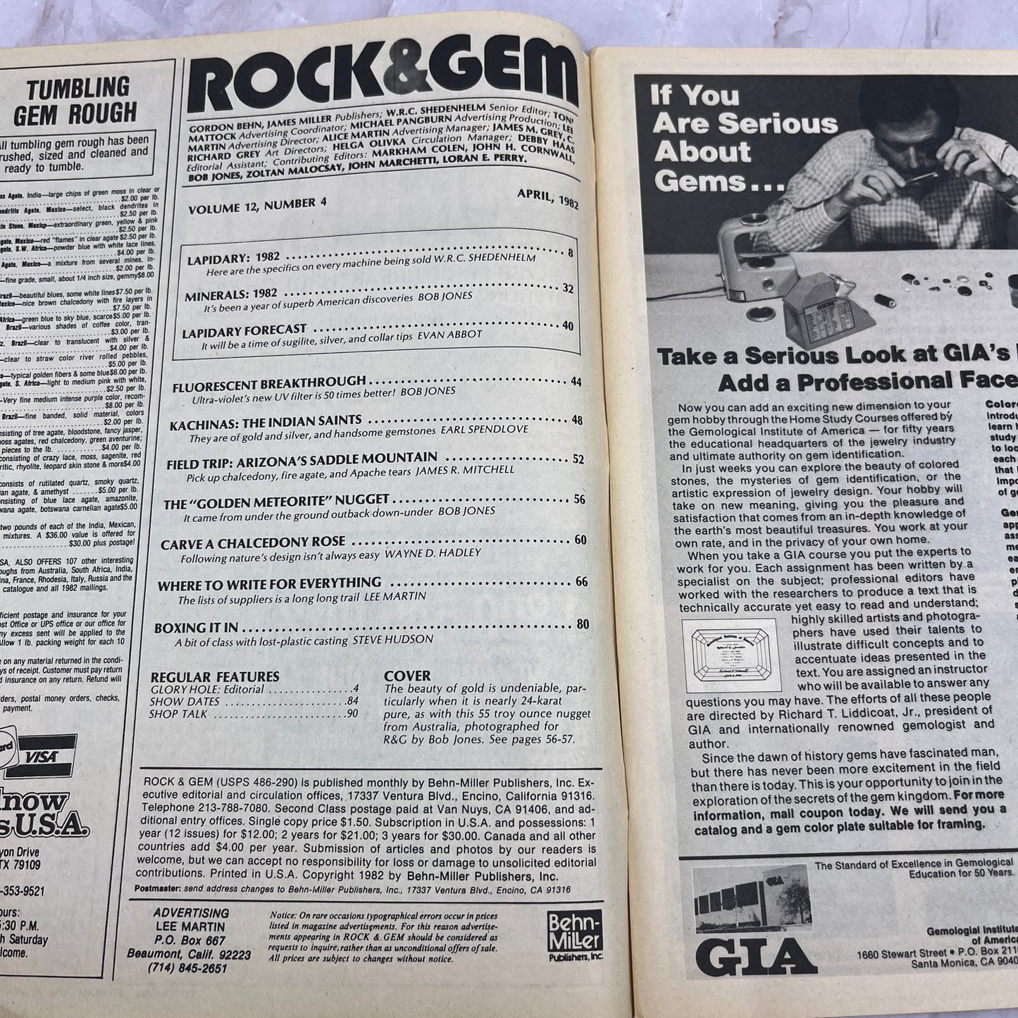 Buyer's Guide To Lapidary Equipment - Rock & Gem Magazine - Apr 1982 M24