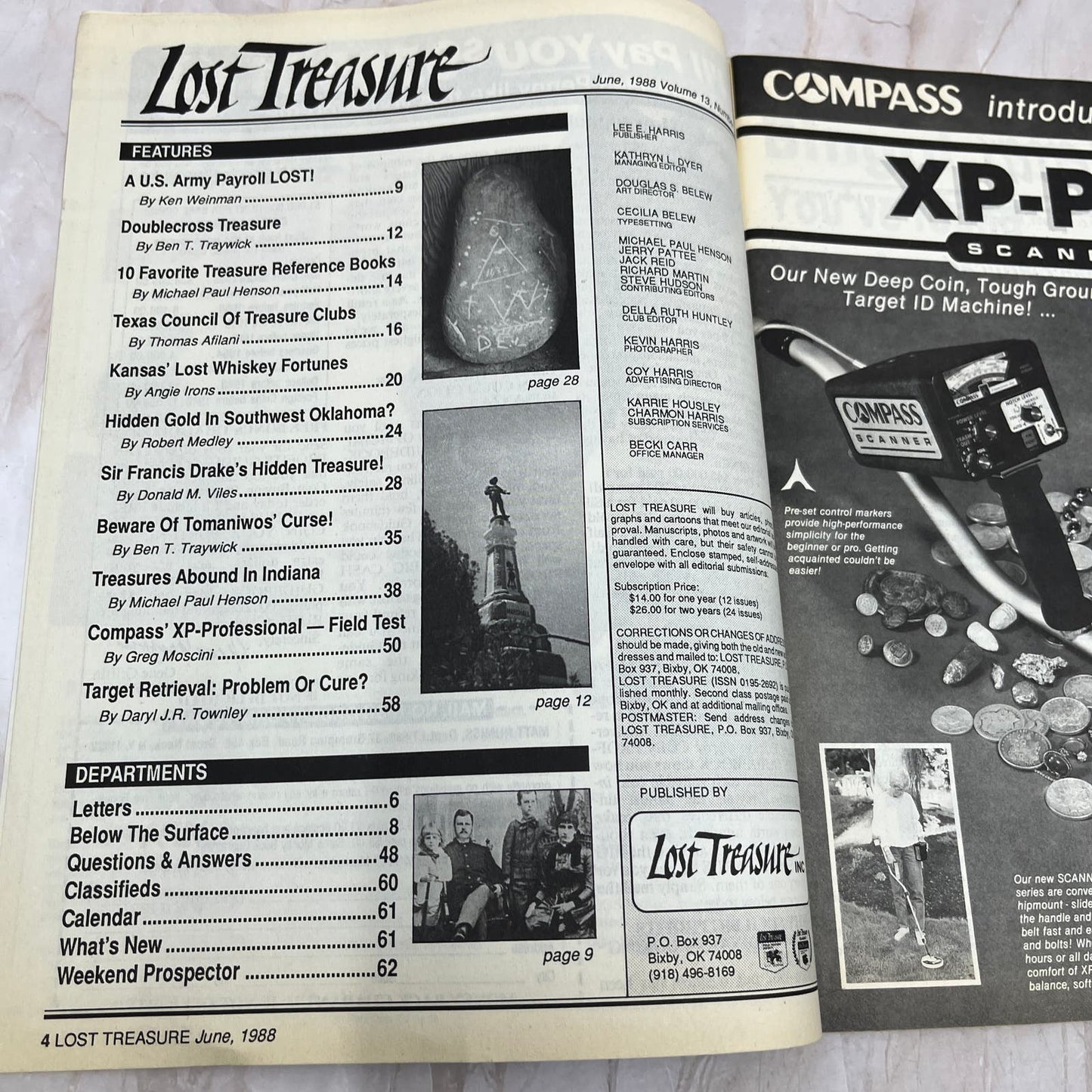 1988 June - Lost Treasure Magazine - Treasure Hunting Gold Prospecting M15