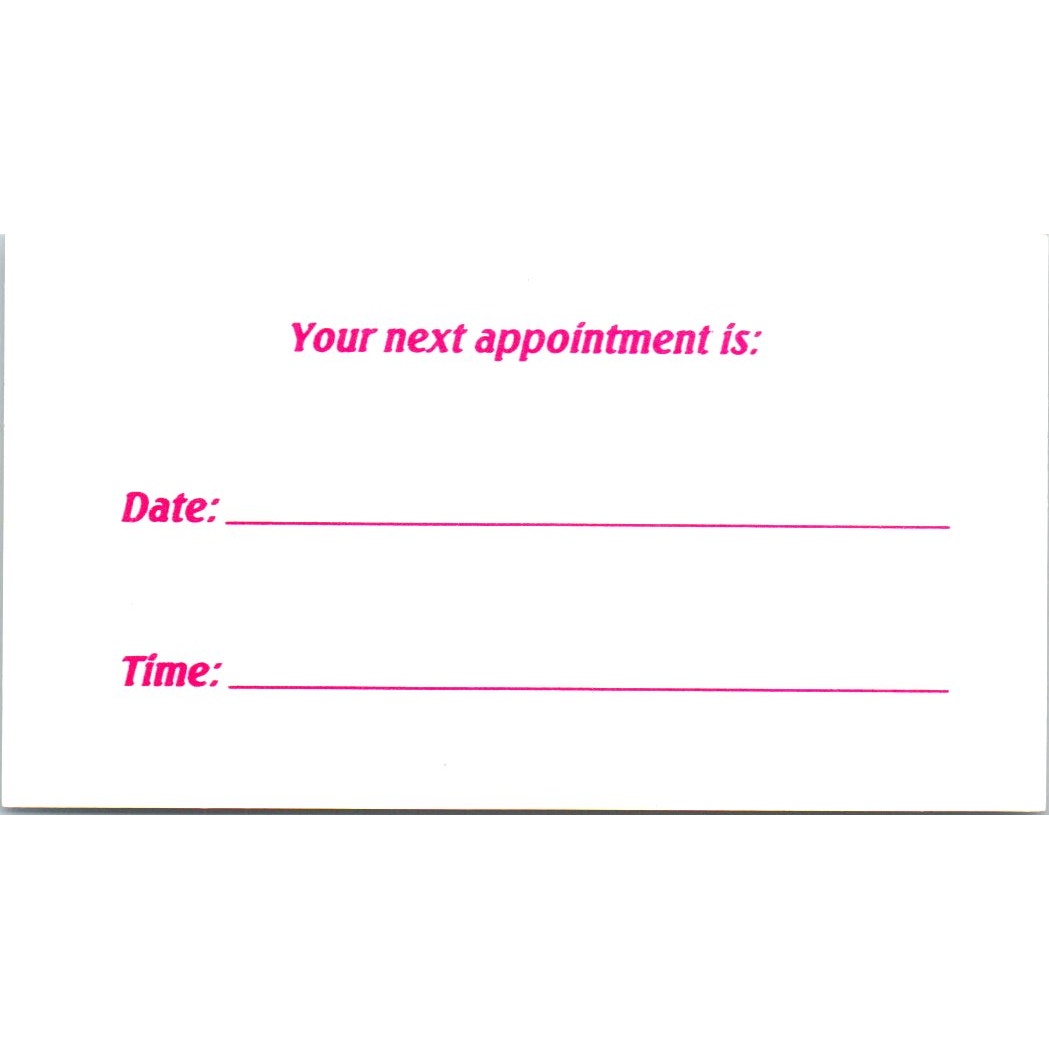 Lakeside Hair Salon Theresa Martinez Grand Junction CO Vtg Business Card SD8-B19