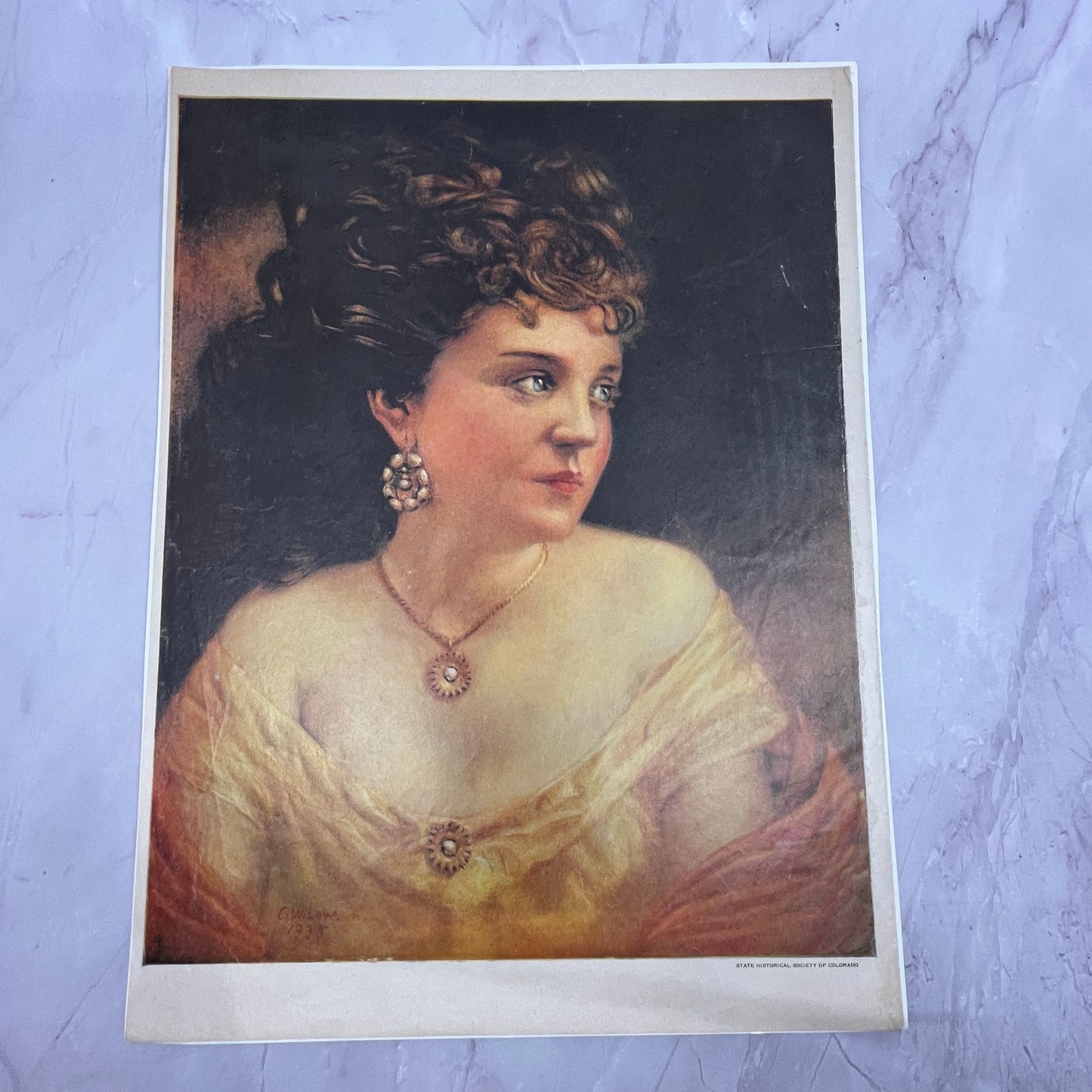 Portrait of a Lady 1935 C.W. Loye 10x14" Art Print V22