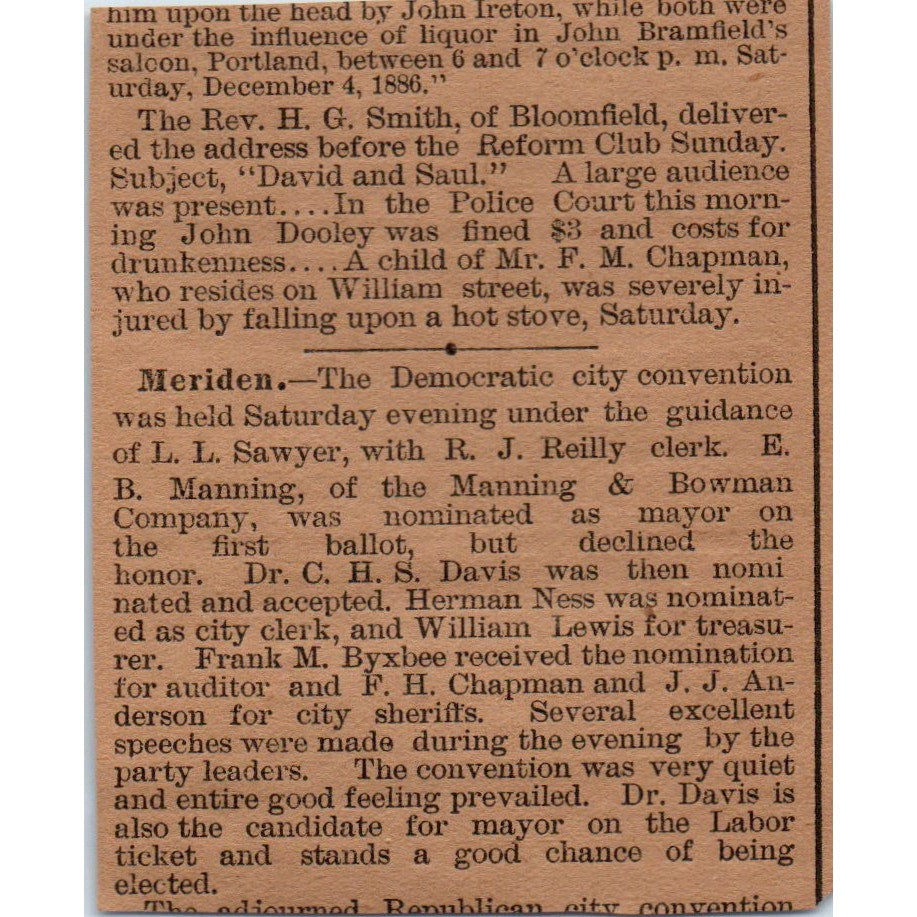 Dickerman & Plumb Dry Goods 1886 Hartford CT Victorian Ad AB8-HT1