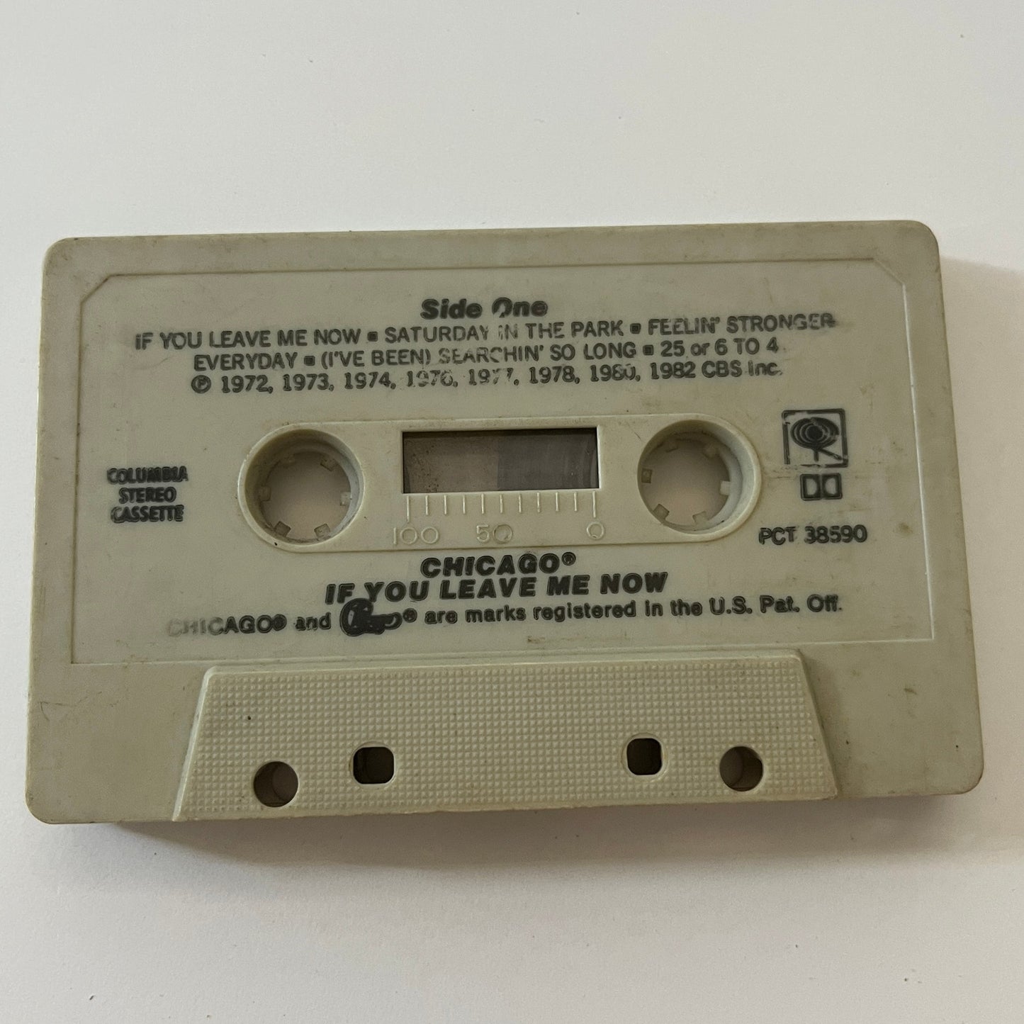 Chicago - If You Leave Me Now Cassette Tape TB6-OT1