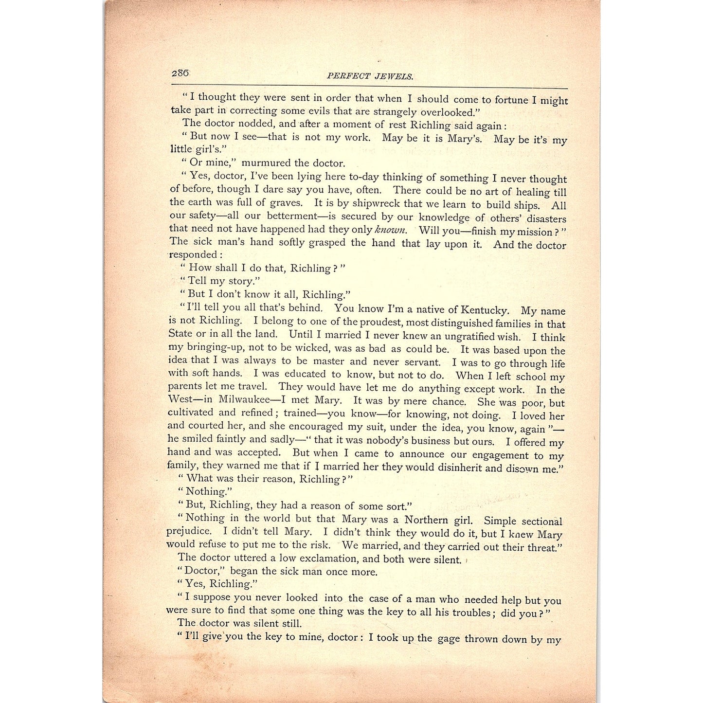 A Golden Sunset - G.W. Cable 4 Pages 1884 Poem TA5-CJ-6