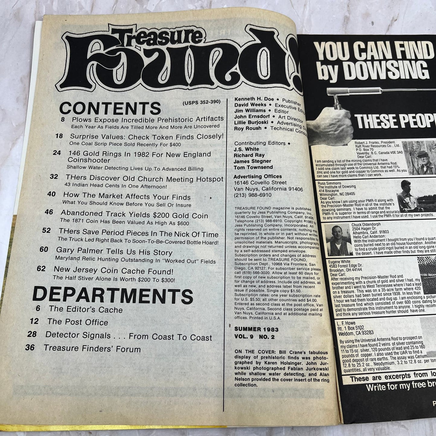 1983 Summer Treasure Magazine - NJ Coin Cache Treasure Hunting M19