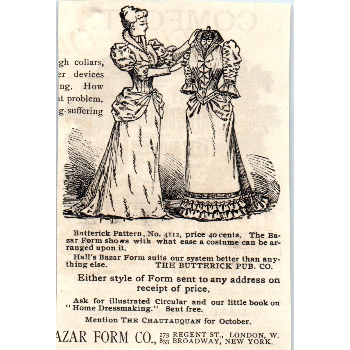 Alfred Dolges Felt Slippers Shoes Daniel Green & Co c1890 Victorian Ad AE8-CH5