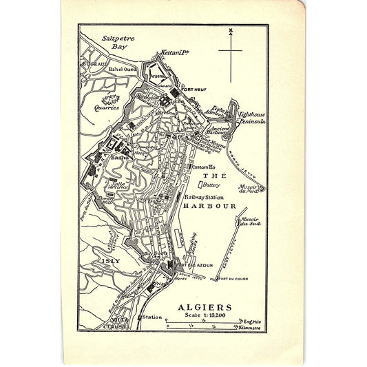 Algiers 1905 Map SAG4-6