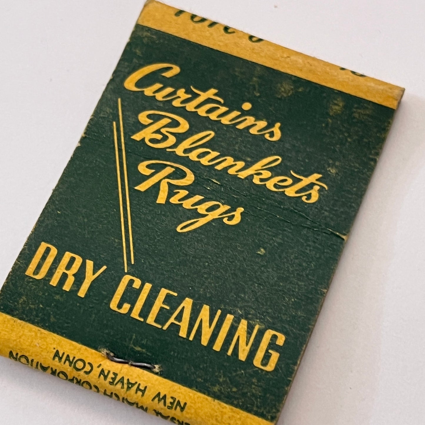 Powers Laundry 7-11 Orchard St East Hartford CT Matchbook Cover TB8-MB3-4