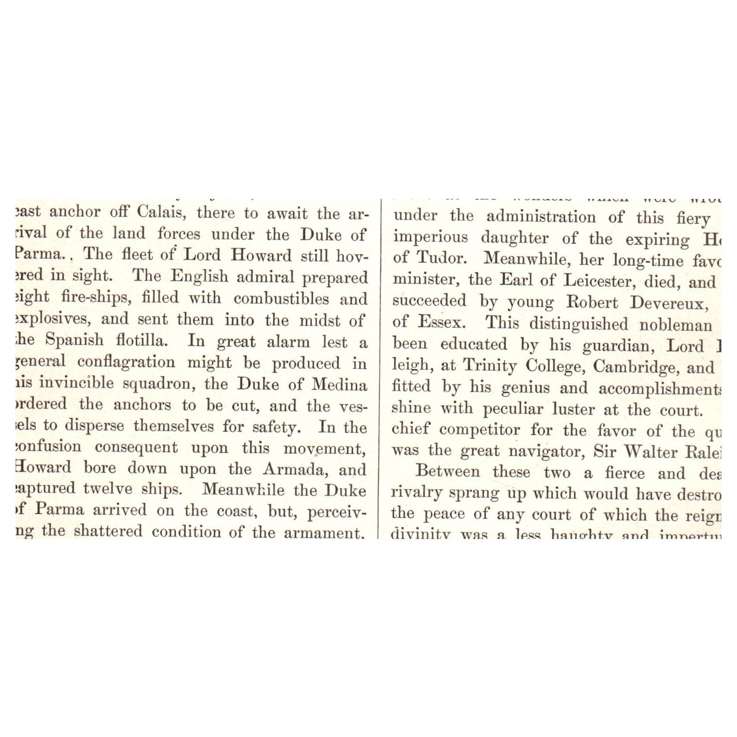 Elizabeth Borne in Her Palanquin 1911 Engraving Print AF5-9