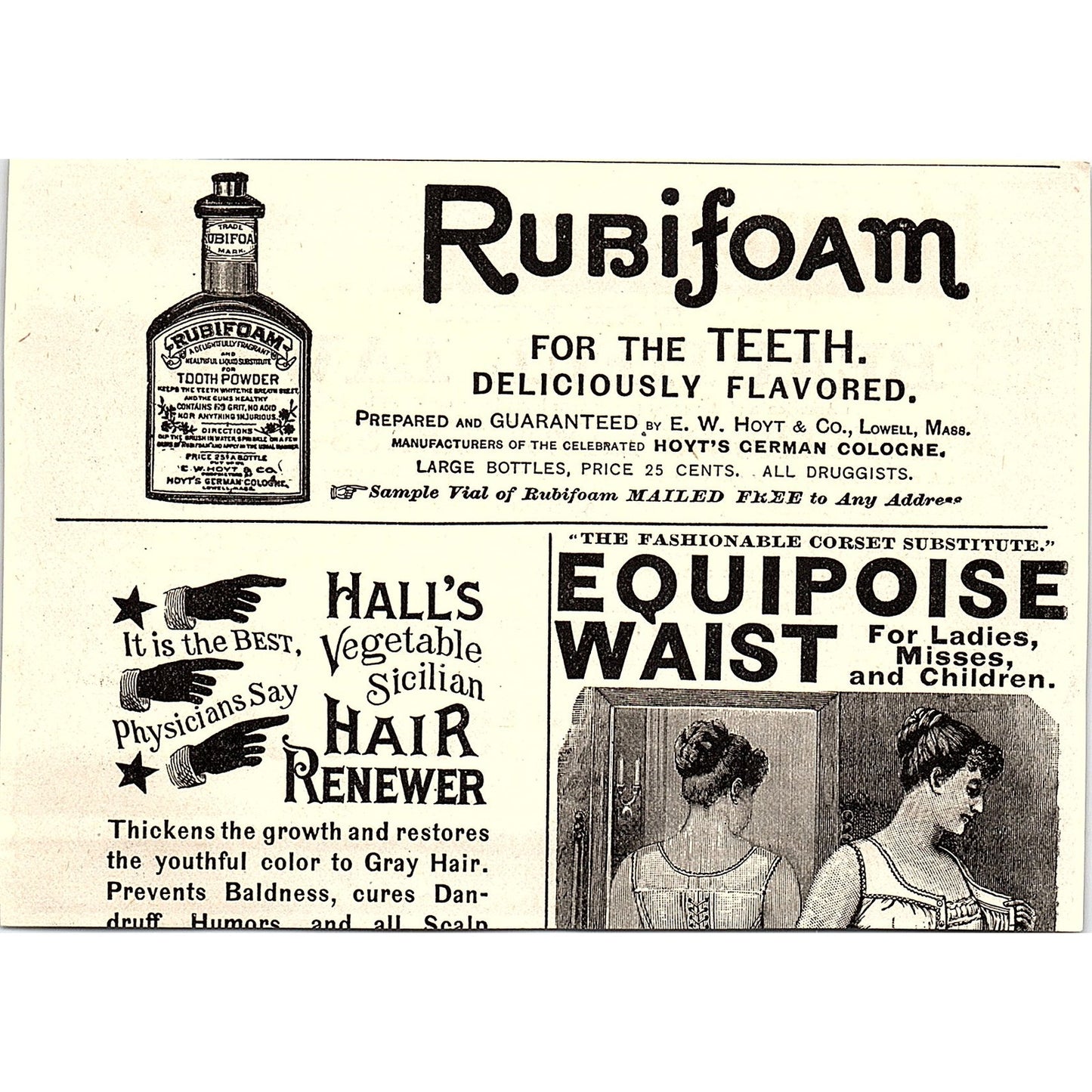 Peter Henderson & Co Lawn Grass Seed New York 1892 Ad AG2-H6