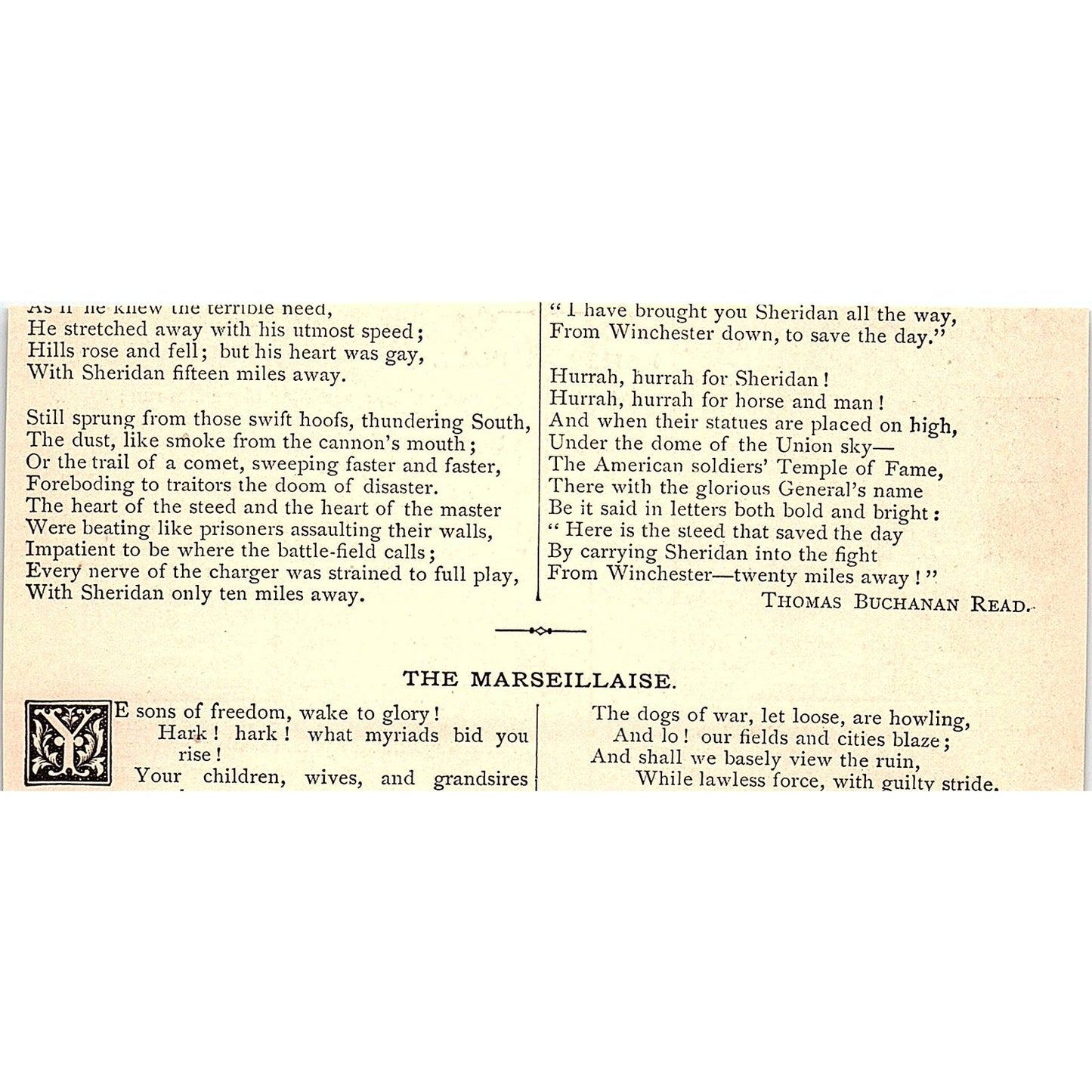 Lambs at Play - Robert Bloomfield 1884 Poem AG3-M4