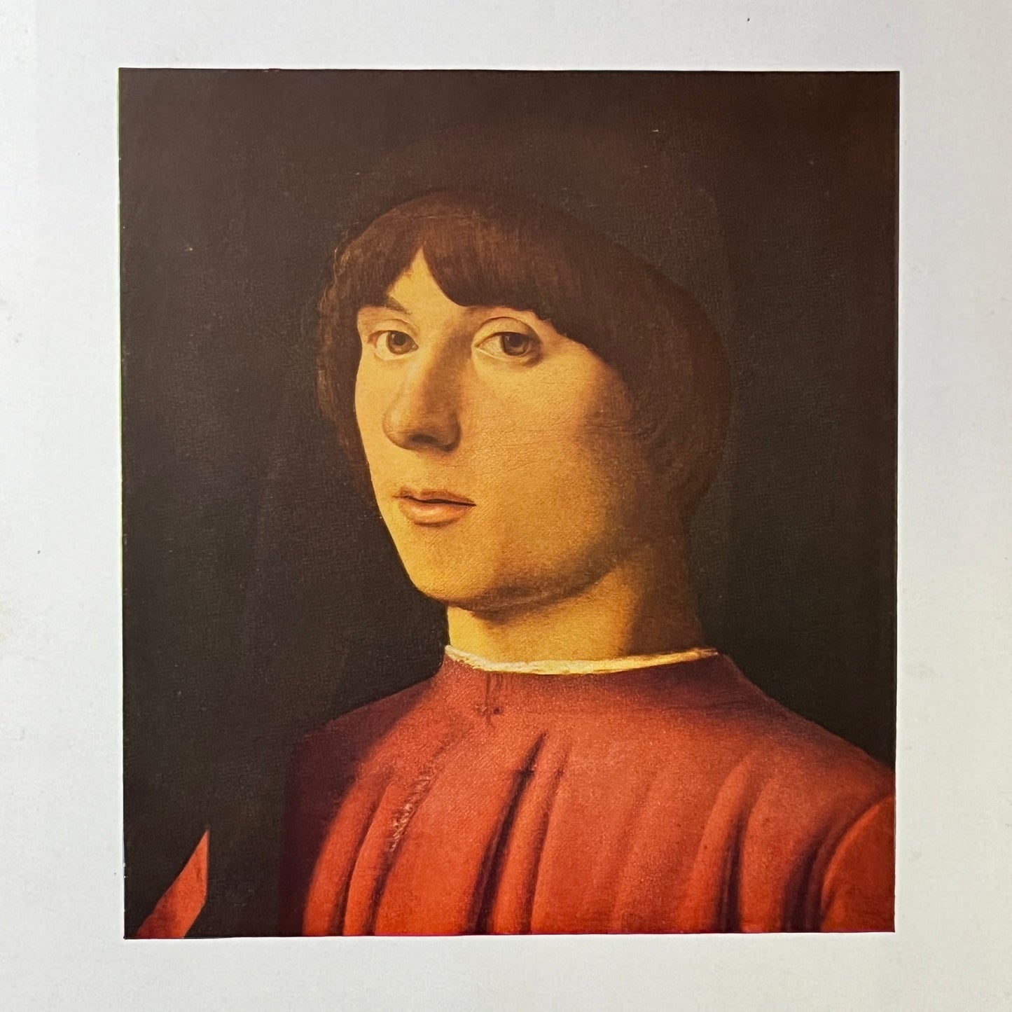 Vintage Antonello da Messina - Portrait of a Man Art Print 9x12 V4