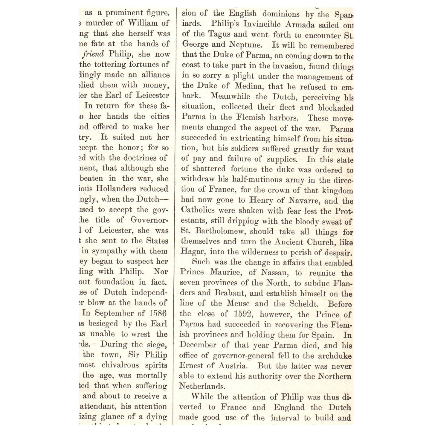 Jan Van Olden Barneveldt 1911 Engraving Print AF5-9