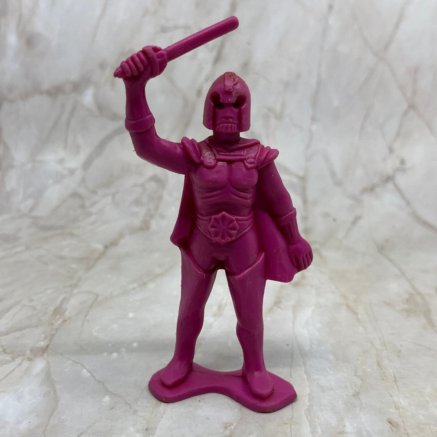 Vtg Tim Mee plastic toy figure space galaxy laser team timmee Pink 5” TH5