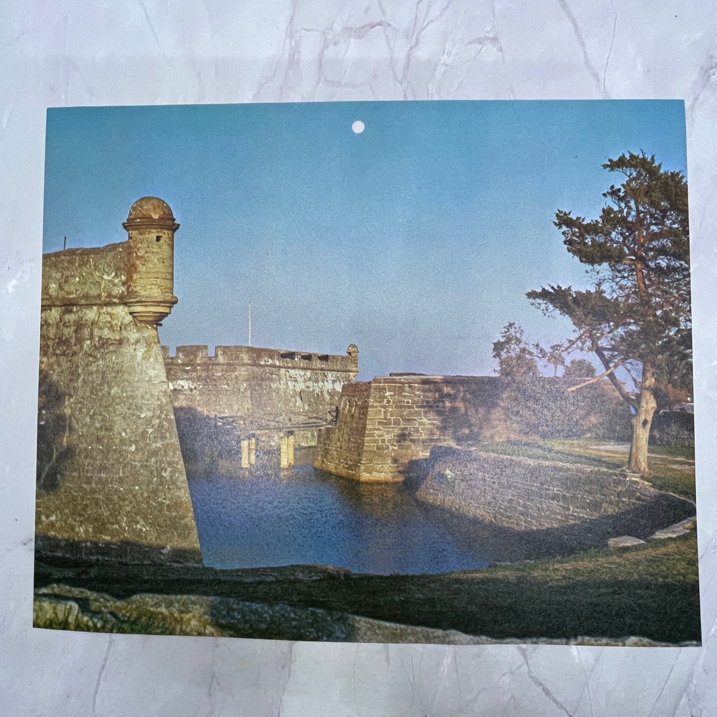 Retro Kitsch Florida Saint Augustine Castillo De San Marcos 8x10" Art Print V20