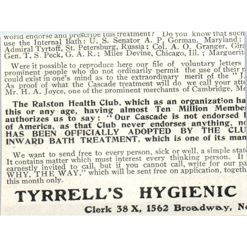 Dr. Hidden's Pocket Inhaler Remedy Boston MA 1903 Magazine Ad AF2-O4