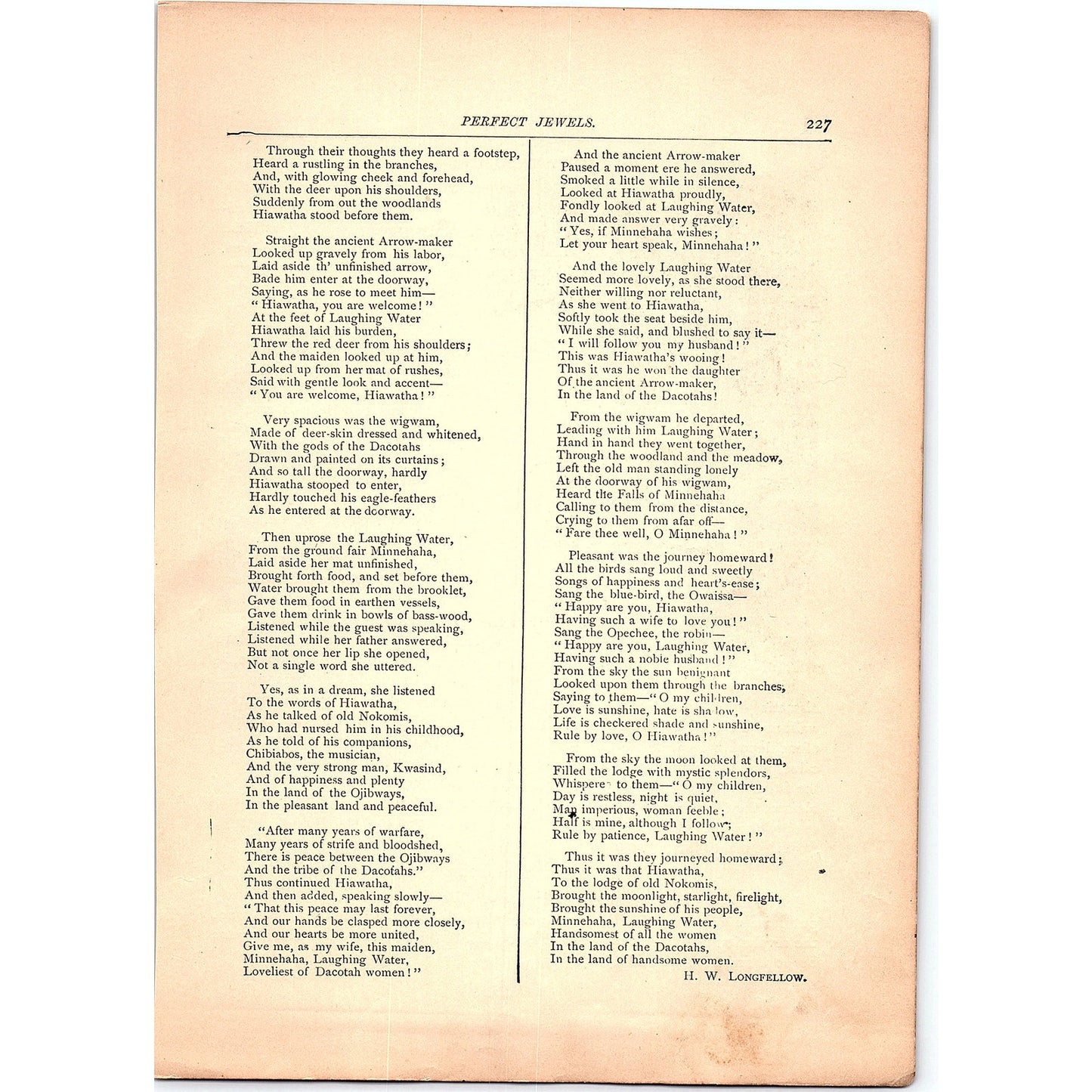 Happy Thoughts - Henry Ward Beecher 2 Pages 1884 Poem TA5-CJ-4