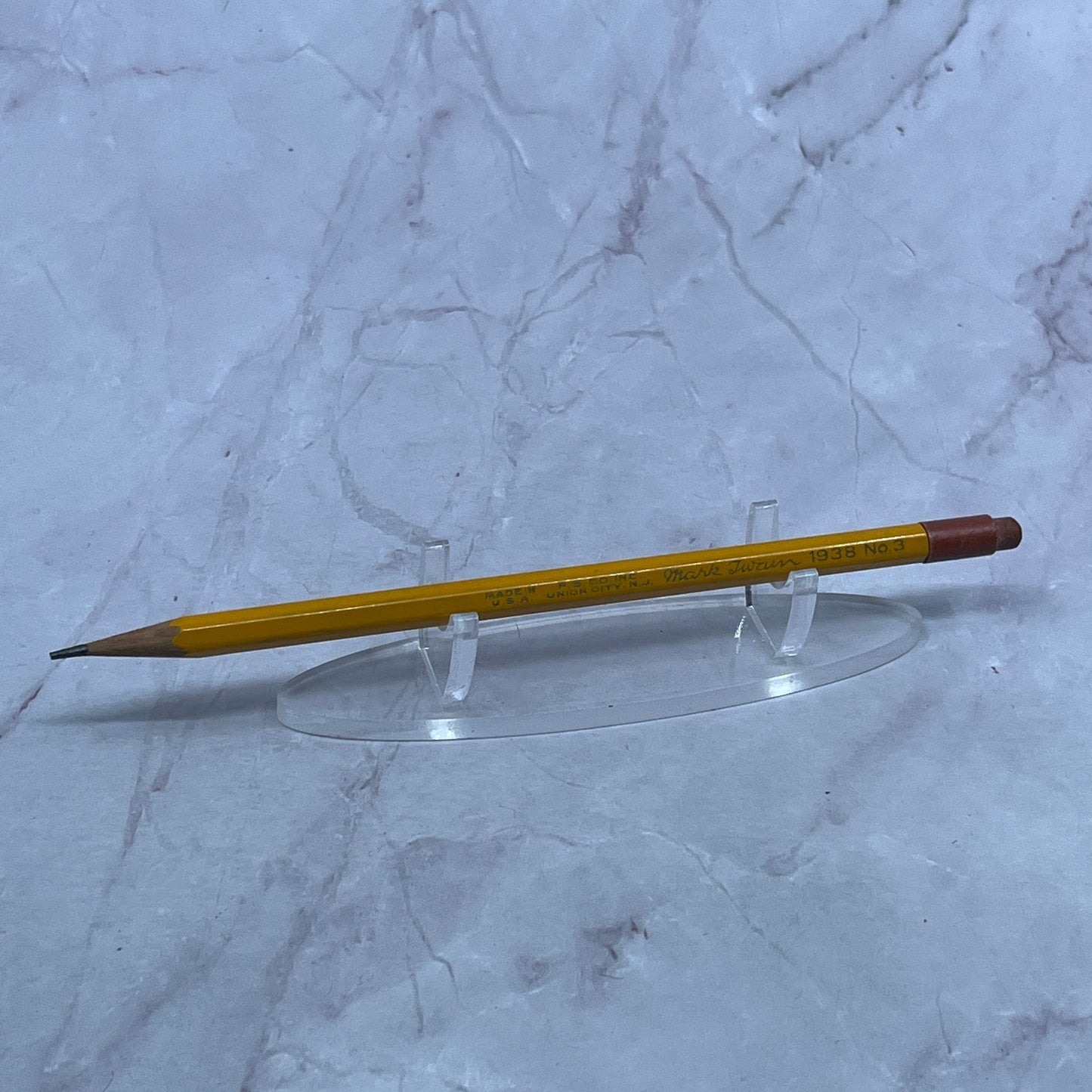 Vintage Mark Twain 1938 No. 3 Pencil Union City NJ TC5-PN1
