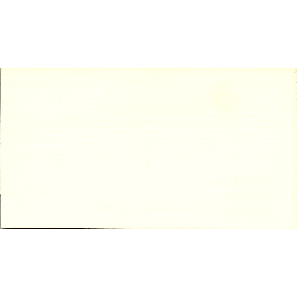 R.E. Bob Exum Lodge Lumber Co Houston TX Vintage Business Card SD9-B13