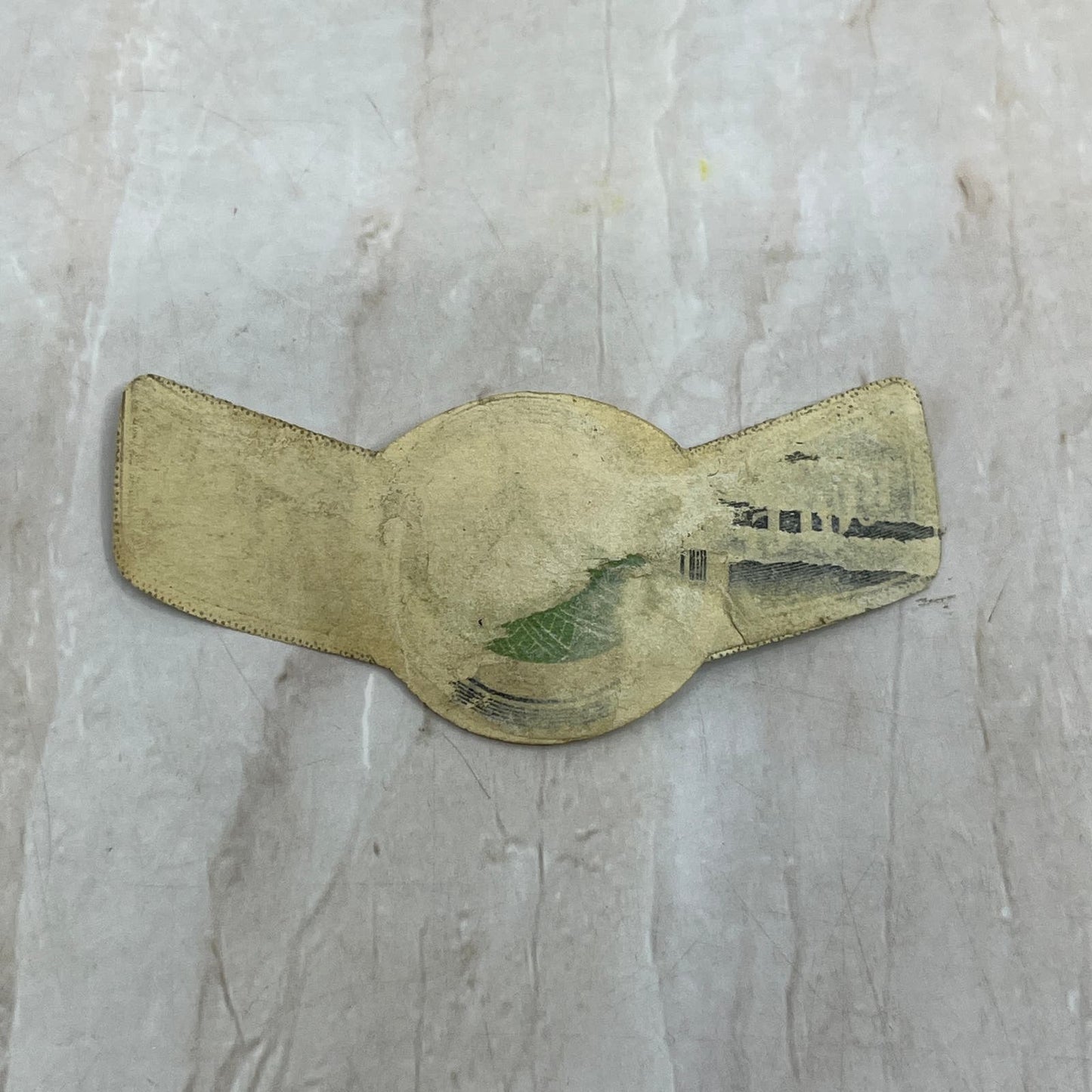 Vintage Bugle Brand Beer Bottle Neck Label AE5