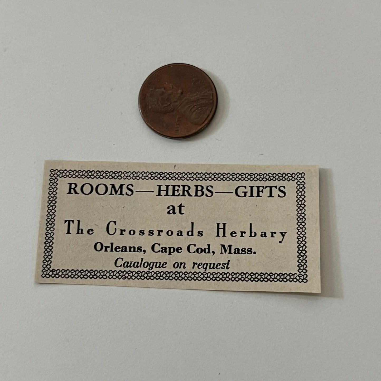 The Crossroads Herbary Rooms Herbs Cape Cod MA 1952 Yankee Magazine Ad SAG5-S1