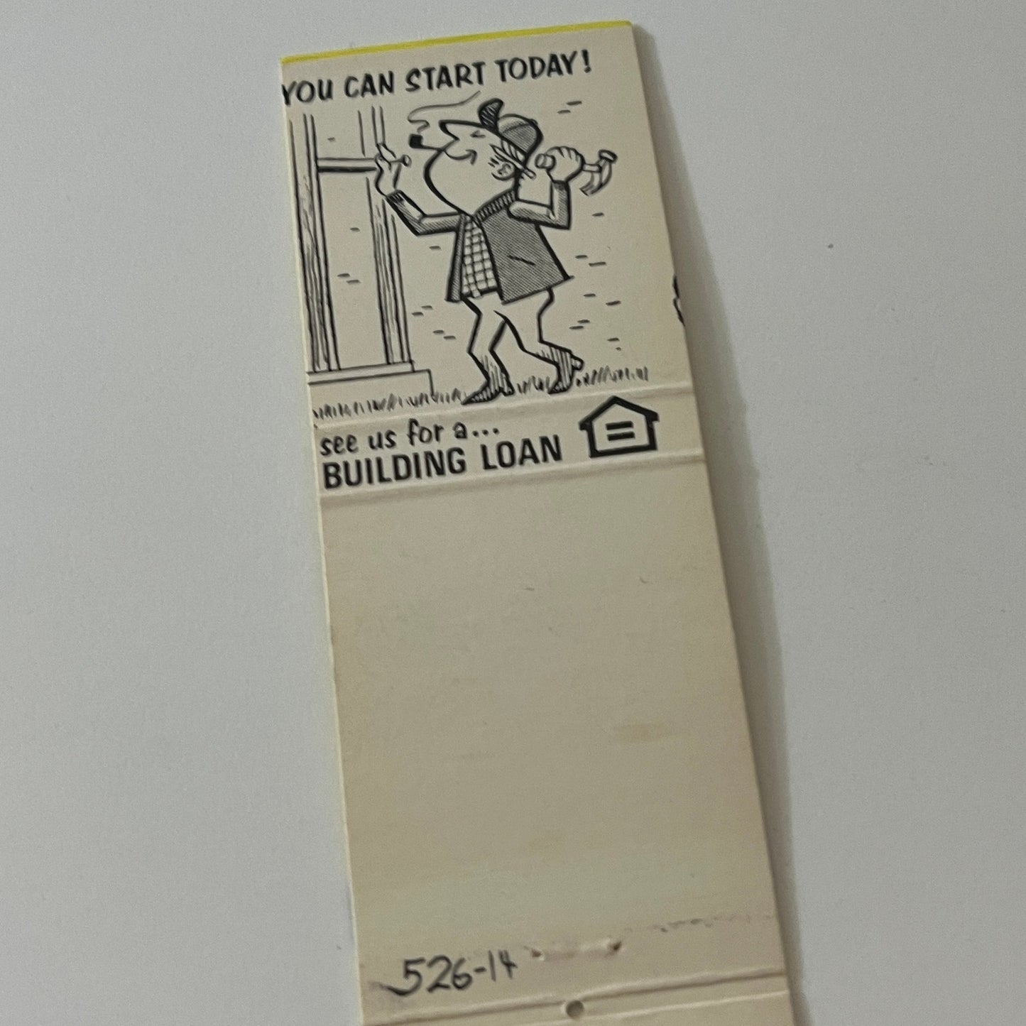 Citizens Savings Bank Browning MO Vintage Matchbook Cover MB59-4