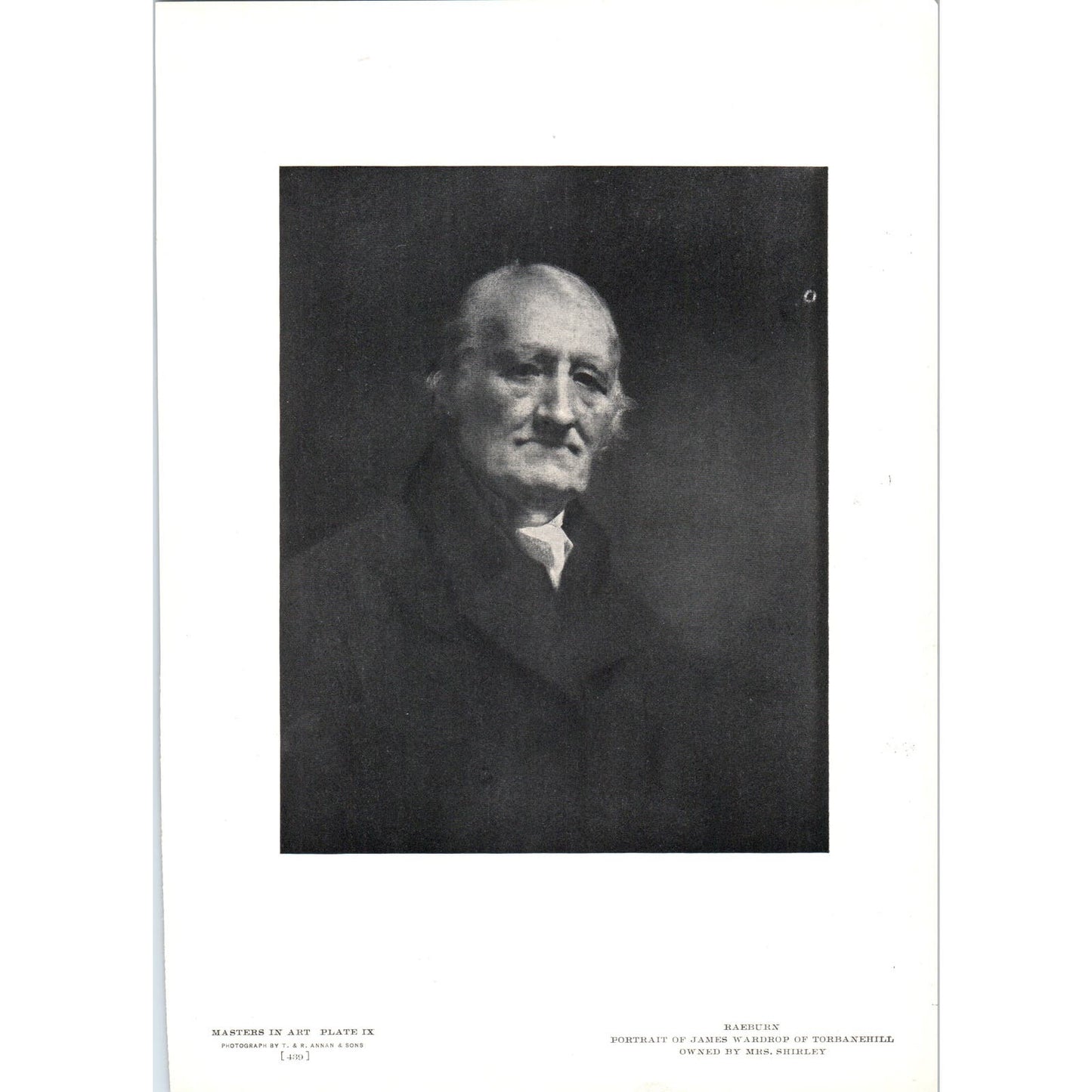 Portrait of James Wardrop of Torbane Hill - Raeburn c1905 Art Print D16