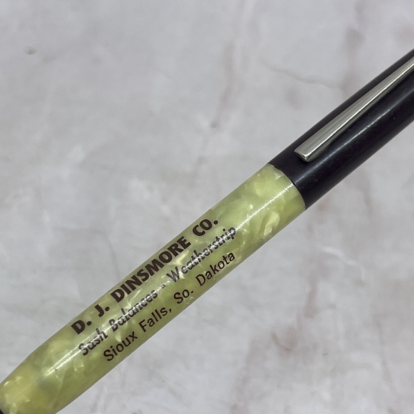 Benefit Association Railway Employees Chicago Celluloid Mechanical Pencil SB8-Y2