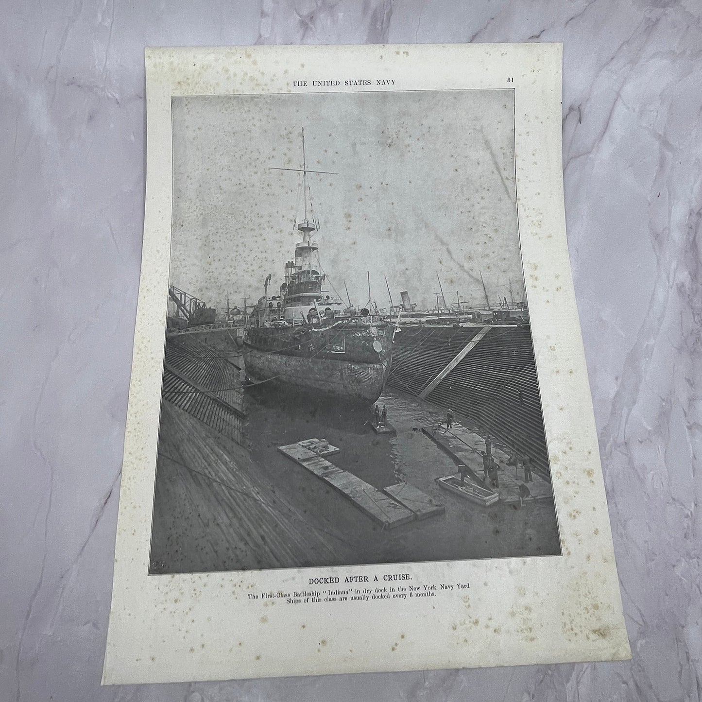 1st & 2nd Squadron of the Pacific Fleet of Hampton Roads Double Sided 1910 V14-7