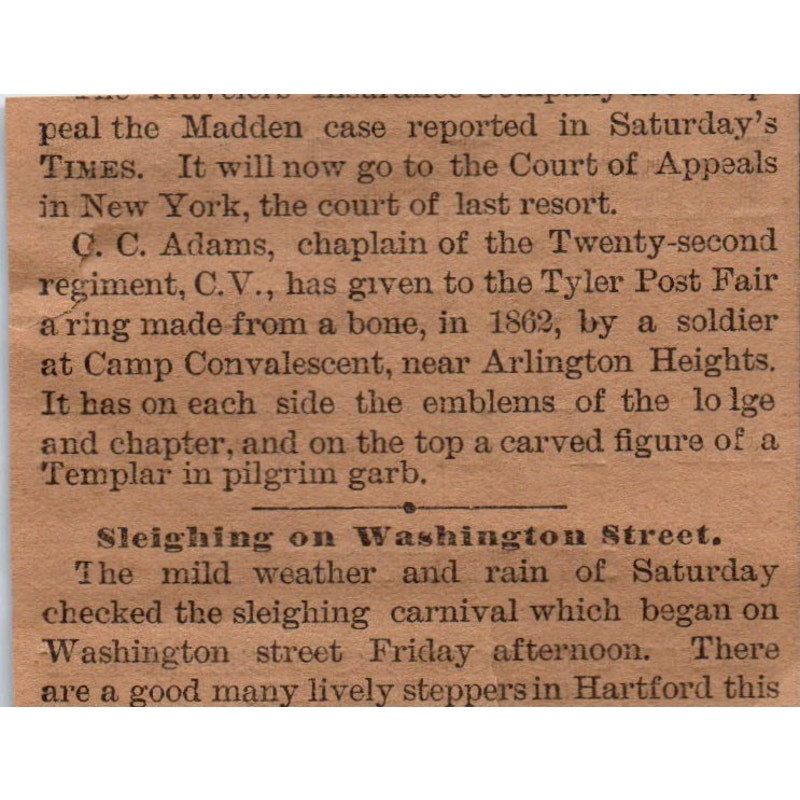 Imri M. Wilcox Pure Leaf Lard 1886 Hartford CT Victorian Ad AB8-HT1