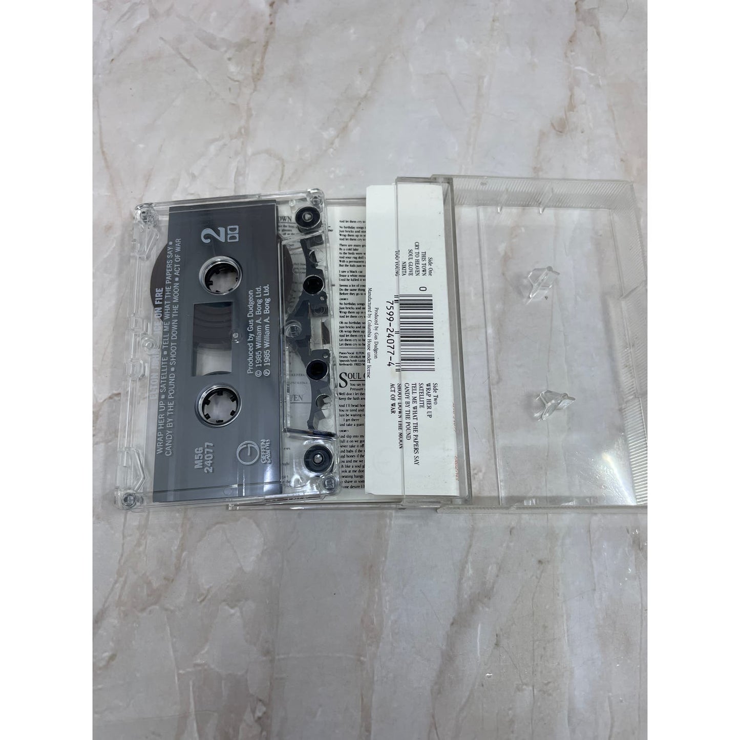 Elton John Ice on Fire Cassette Tape with Extra Track TI9-T1