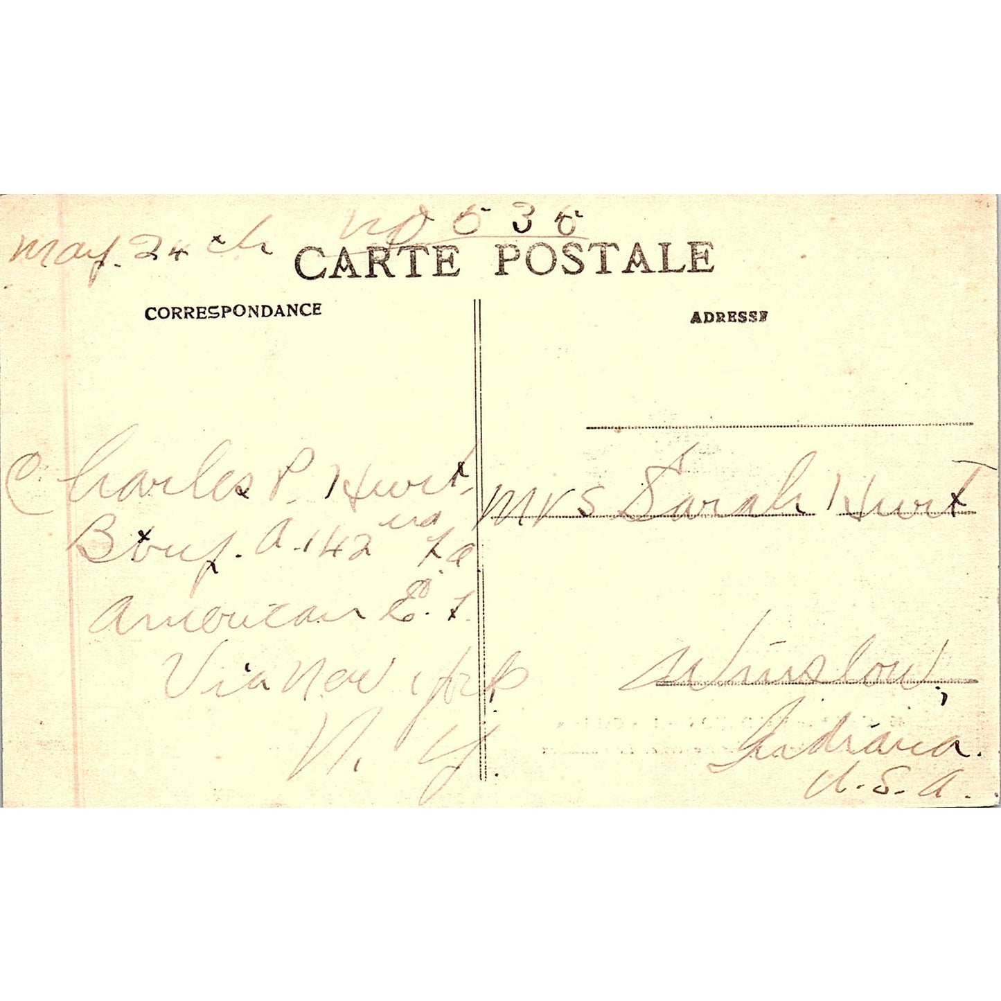 c1920 WWI CAMP du VALDAHON - The Kitchens Antique Postcard PE7
