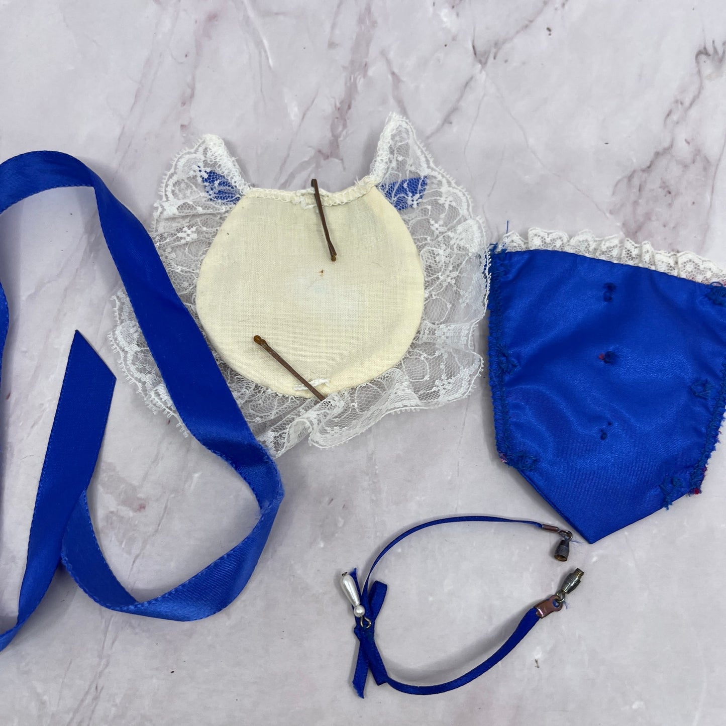 Original Felicity Merriman American Girl Christmas Gown, Stomachers,Choker & Cap