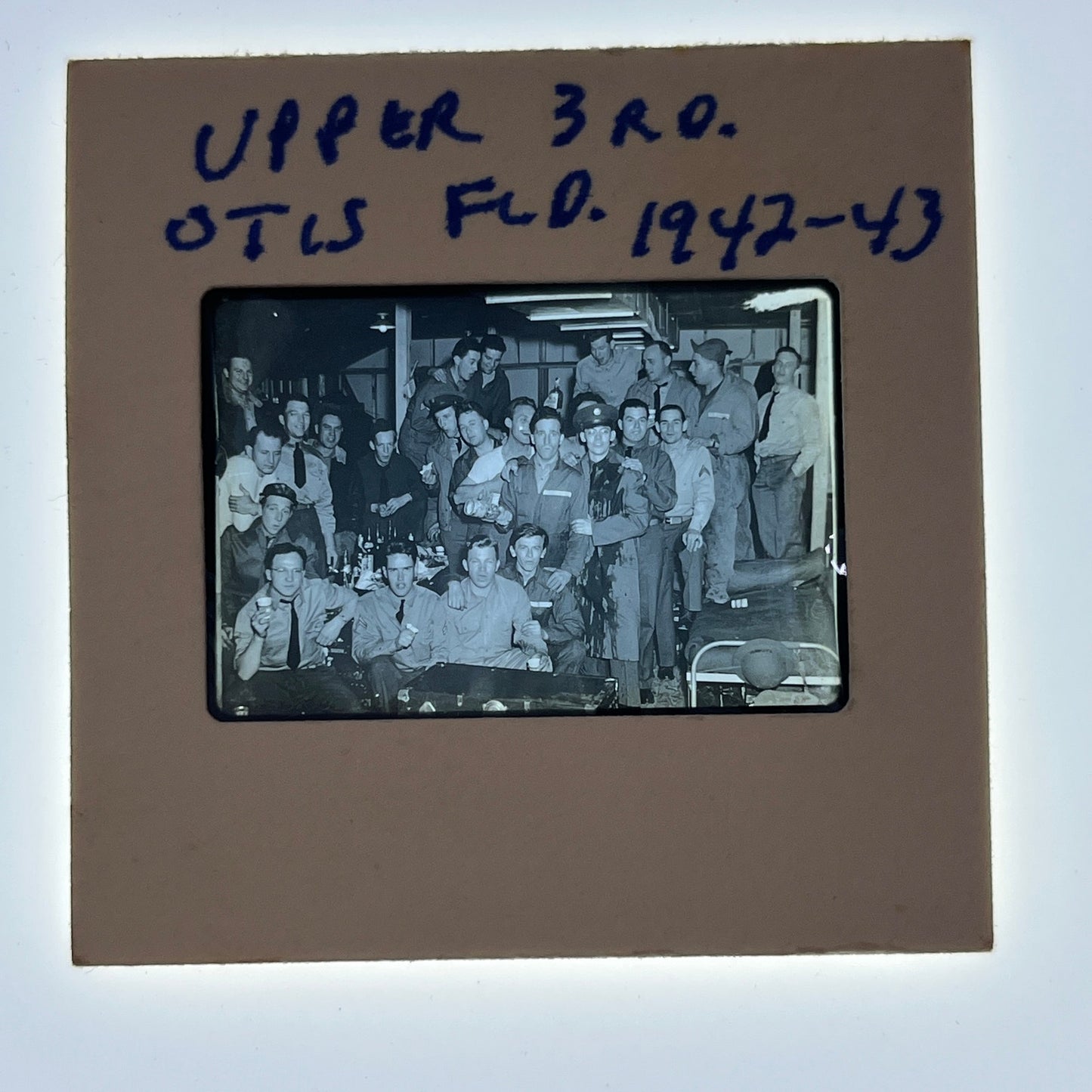 WWII 1942-43 Slide Marked Upper 3rd. Otis Field 1942-43 AG2-S5