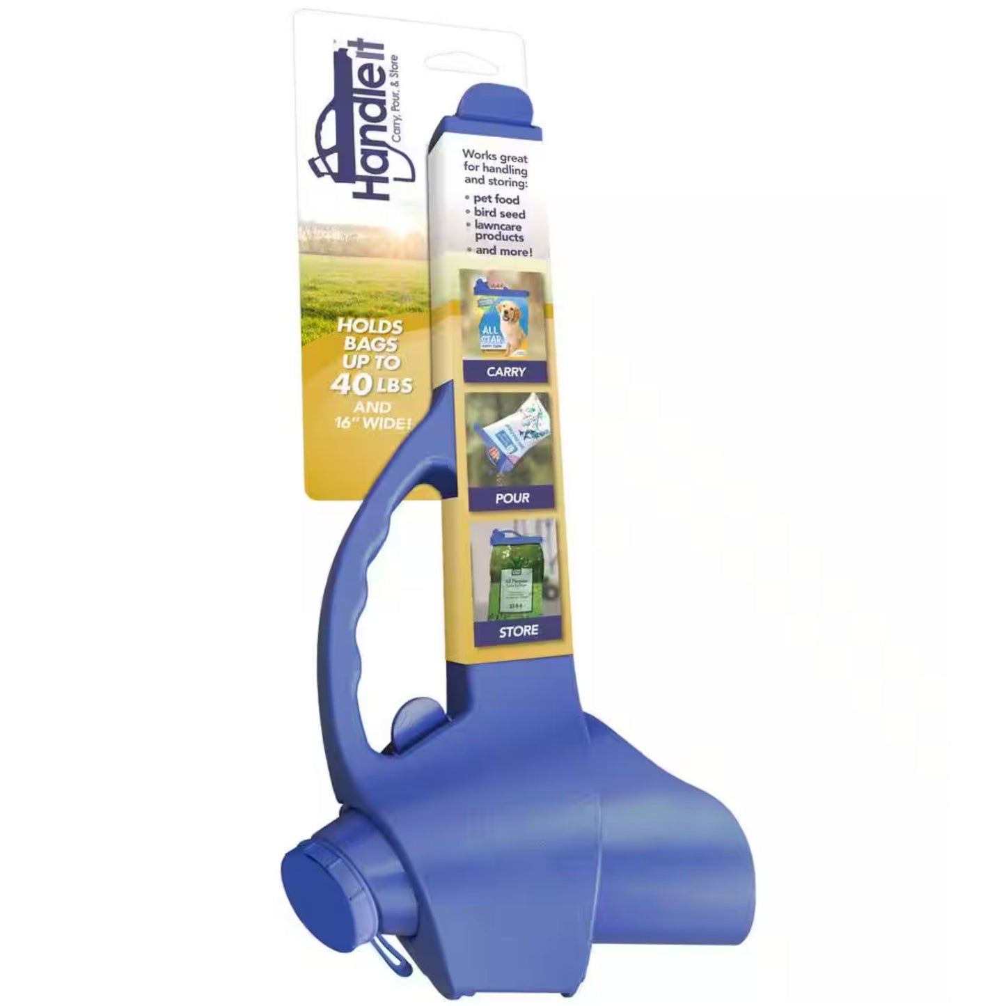 Handle It Bag Clip Plastic Multi-Use Handle To Carry and Pour Bags NEW TA5