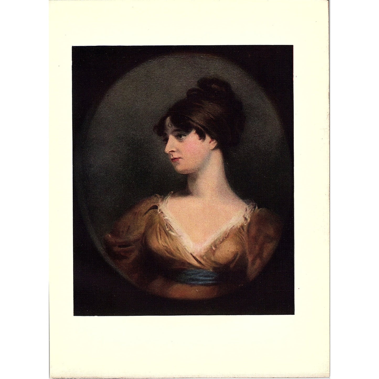 Miss Maria Siddons - Lawrence Masterpiece c1910 Art Print AG5-5