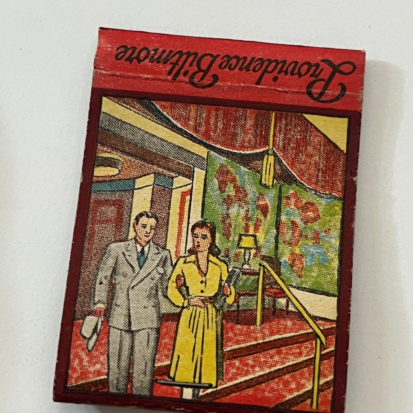 The Garden Restaurant Providence Biltmore Vintage Matchbook Cover TB6-MB1-4