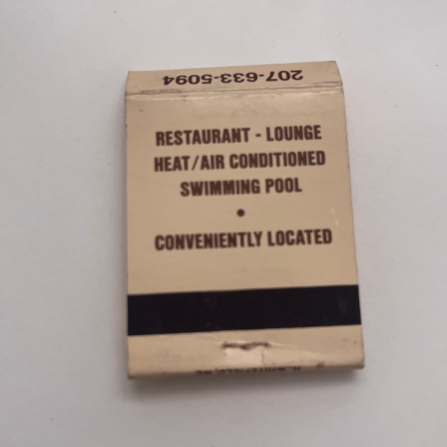 Flagship Motor Inn Boothbay Harbor Maine Vintage Matchbook Cover TB8-MB-2