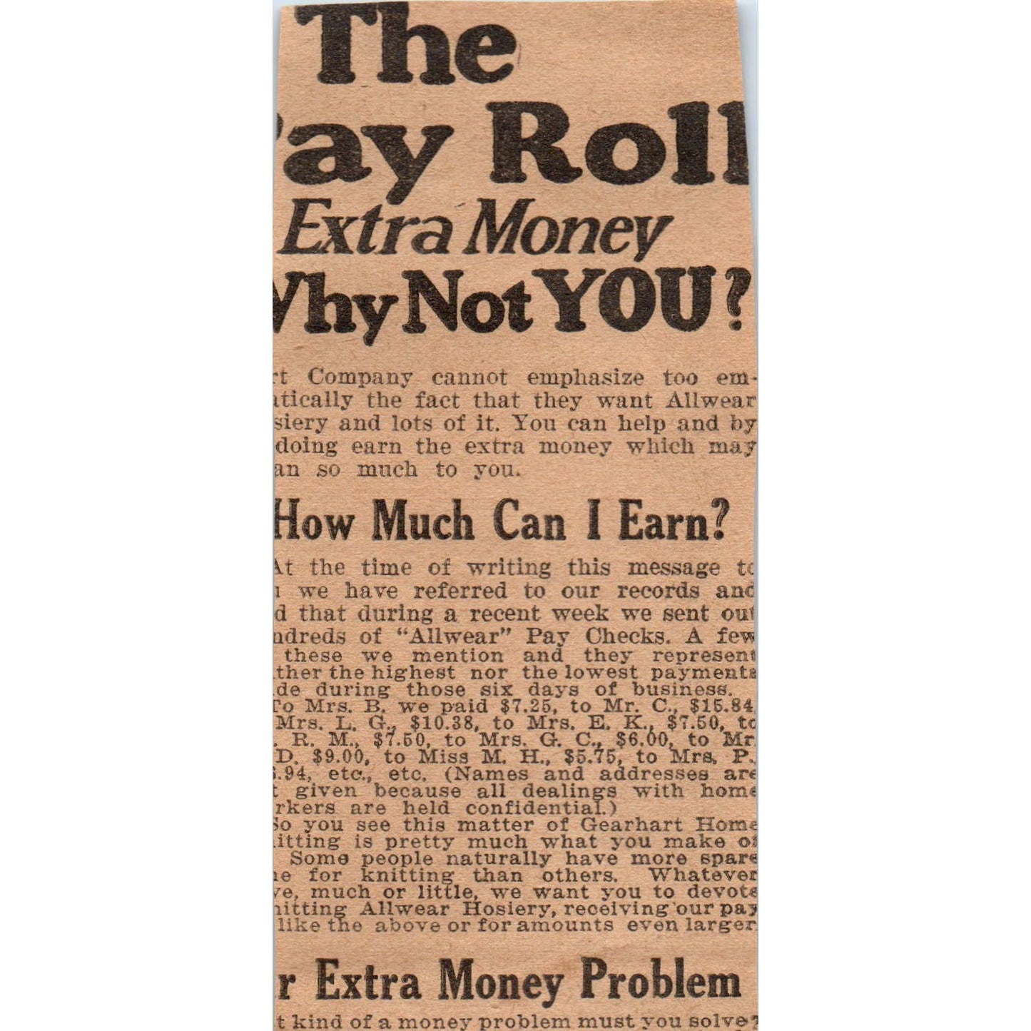 David Bagley Chicago Learn Piano in One Hour 1923 Magazine Ad Clip AE1-5