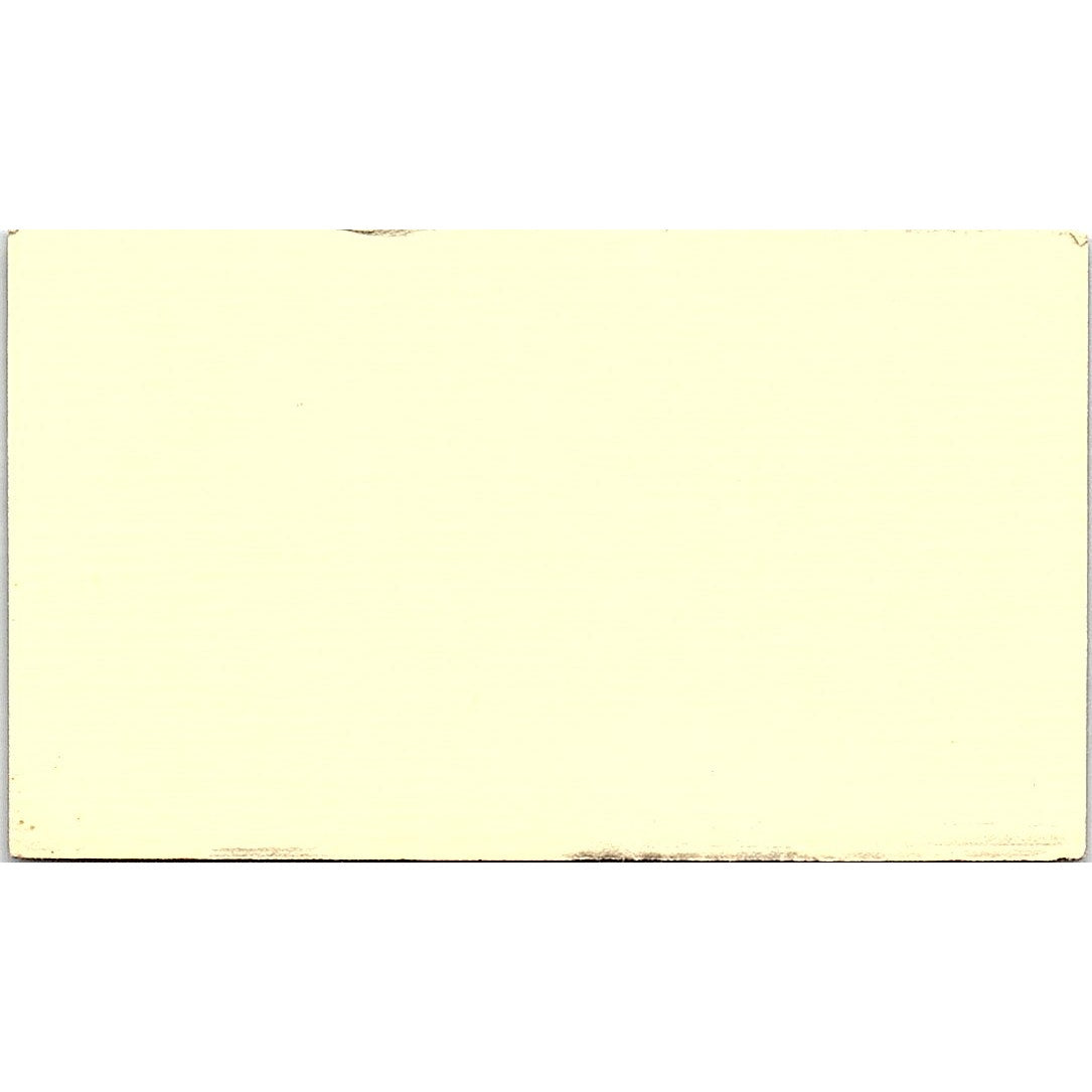 Domingo Trevino Gibralter Fence Houston Vintage Business Card SE5-B2