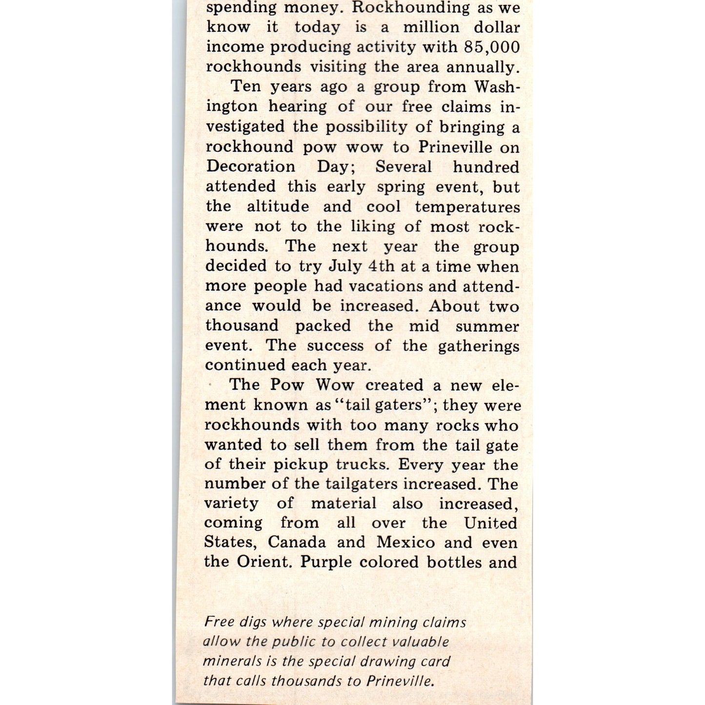 Gems Limited Amethyst Crystal Specimens Jacksonville FL 1971 Magazine Ad AD8-R9