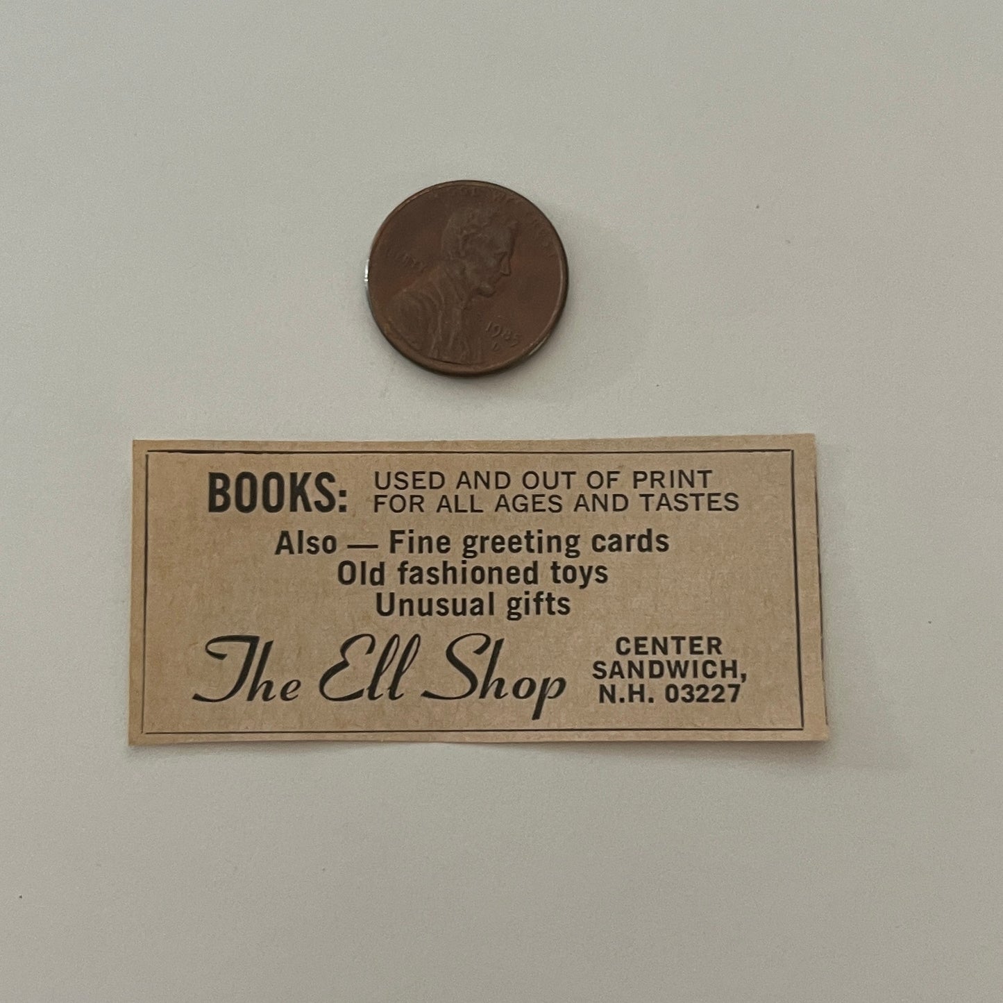 The Ell Shop Center Fine Greeting Cards Sandwich NH 1971 Magazine Ad SAG4-S18
