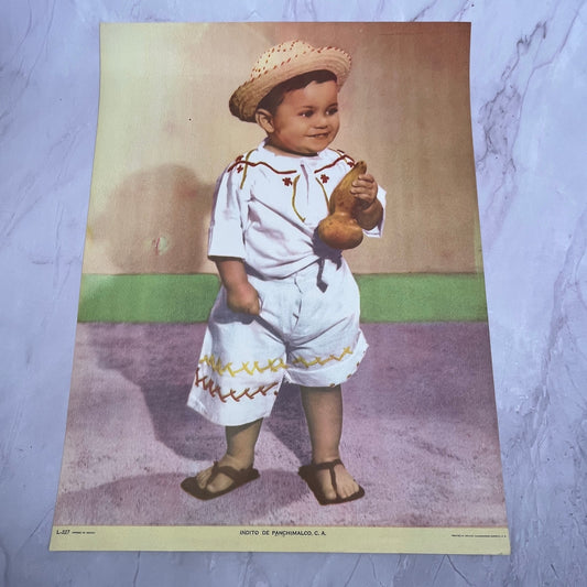 Indito De Panchimalco, C.A. - Retro Mexican Art 11.5x14.5" Art Print V22