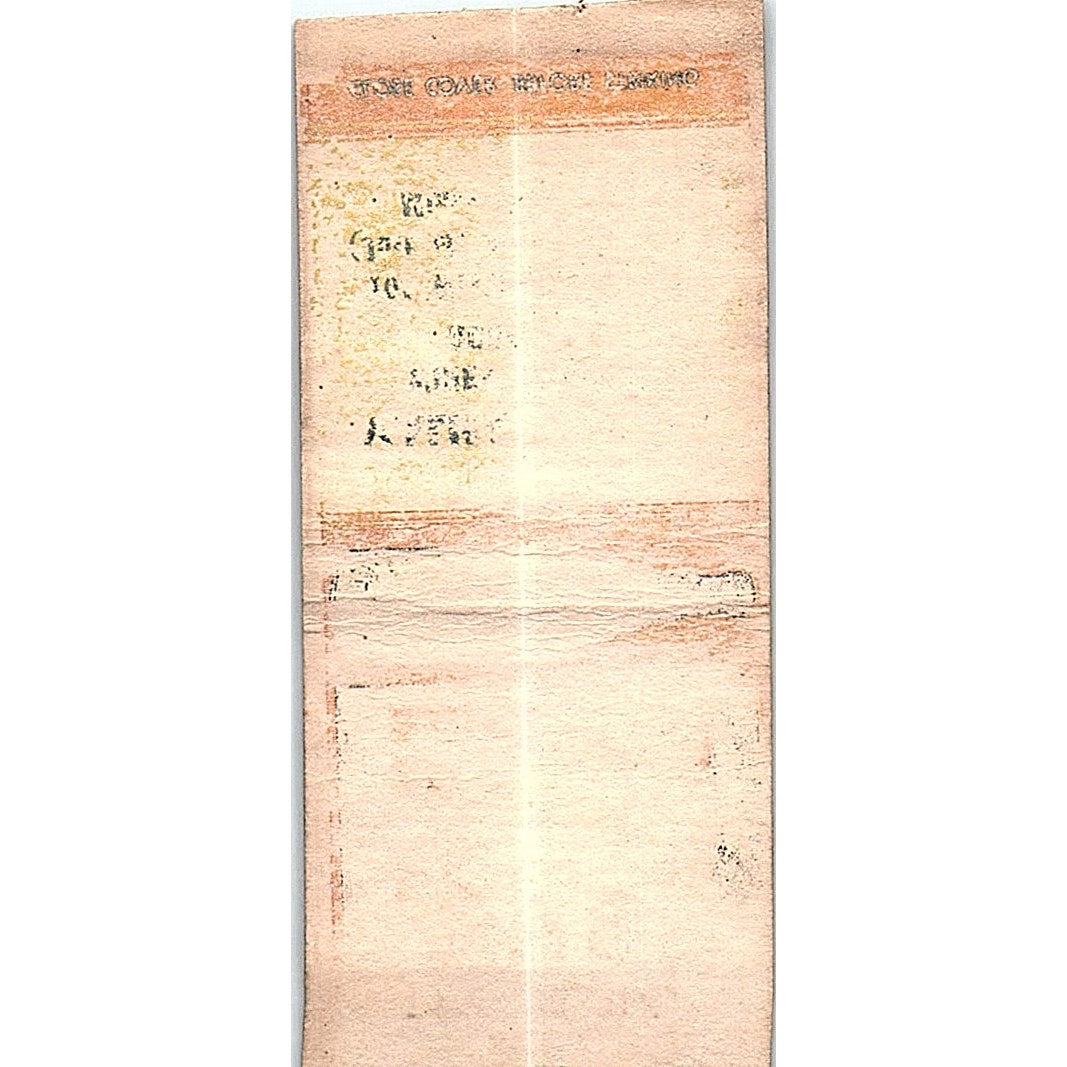 Eddie's Black Bass Bar Chetek WI Vintage Matchbook Cover SC7-Y9