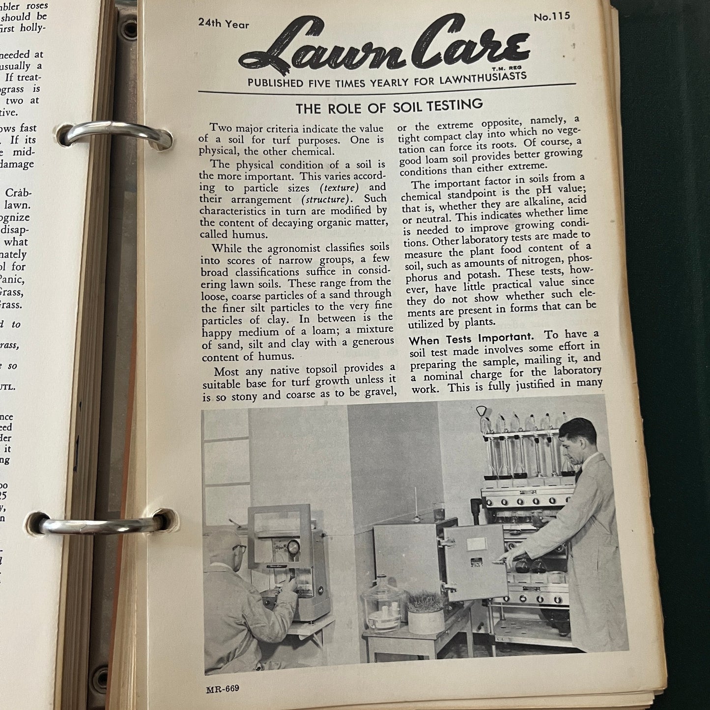 1950-1958 Scotts Lawn Care Book - O. M. Scott & Sons Marysville Ohio TK3