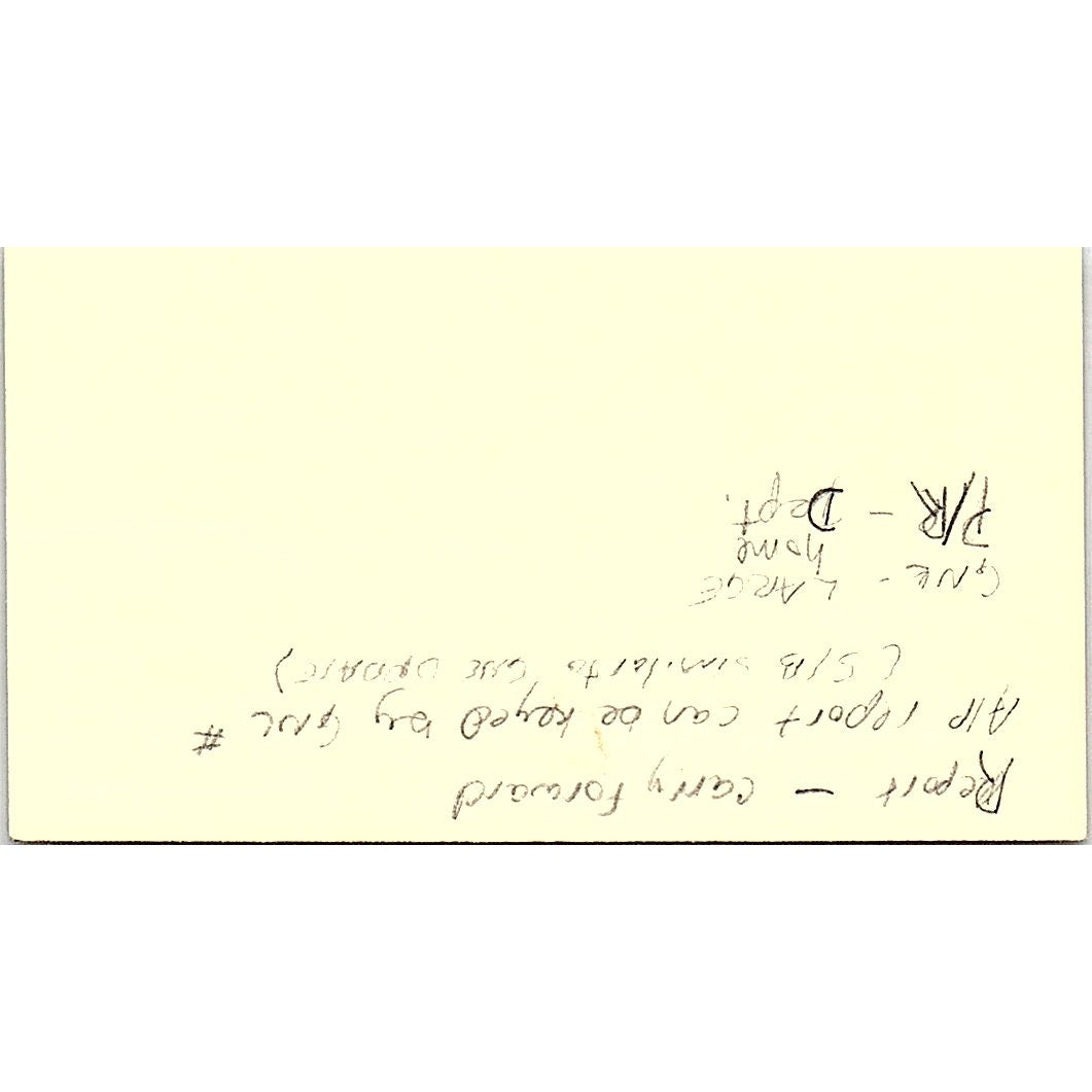 Karen Hughes Interactive Communication Concepts Houston Vtg Business Card SD9-B2