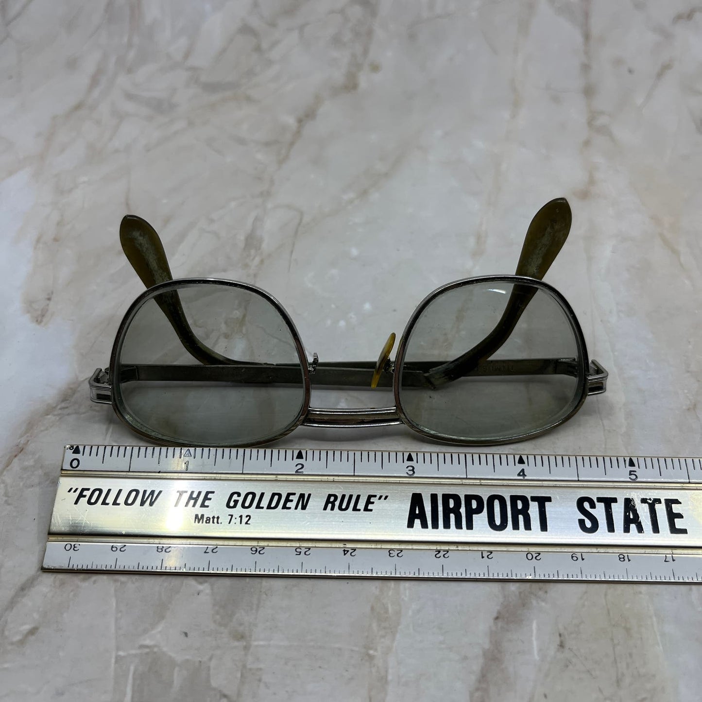 Vintage Titmus Silver Tone Sunglasses Eyeglasses Frames TD5G4-7