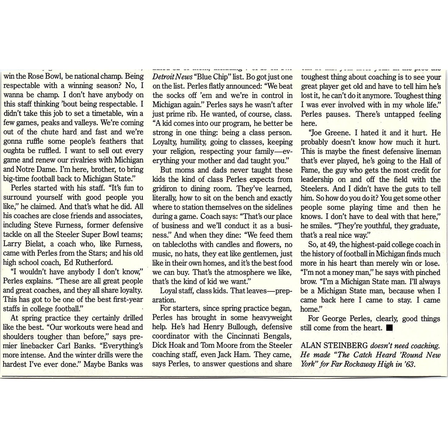 A&C Grenadiers - The Taste Leader Leaf Wrapper 5x7" 1983 Ad AF6-17